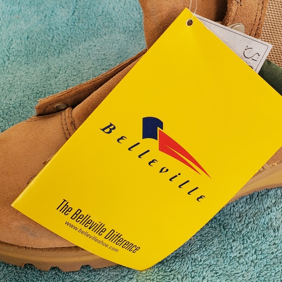 NWT Belleville Gore-Tex Military Footwear tan Combat boots size 5.5 - Picture 8 of 8